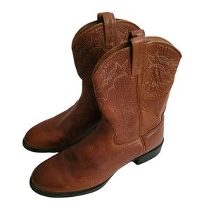 Ariat Men's 13D Style 35519 Brown Wide Boots Round Toe ATS Support
